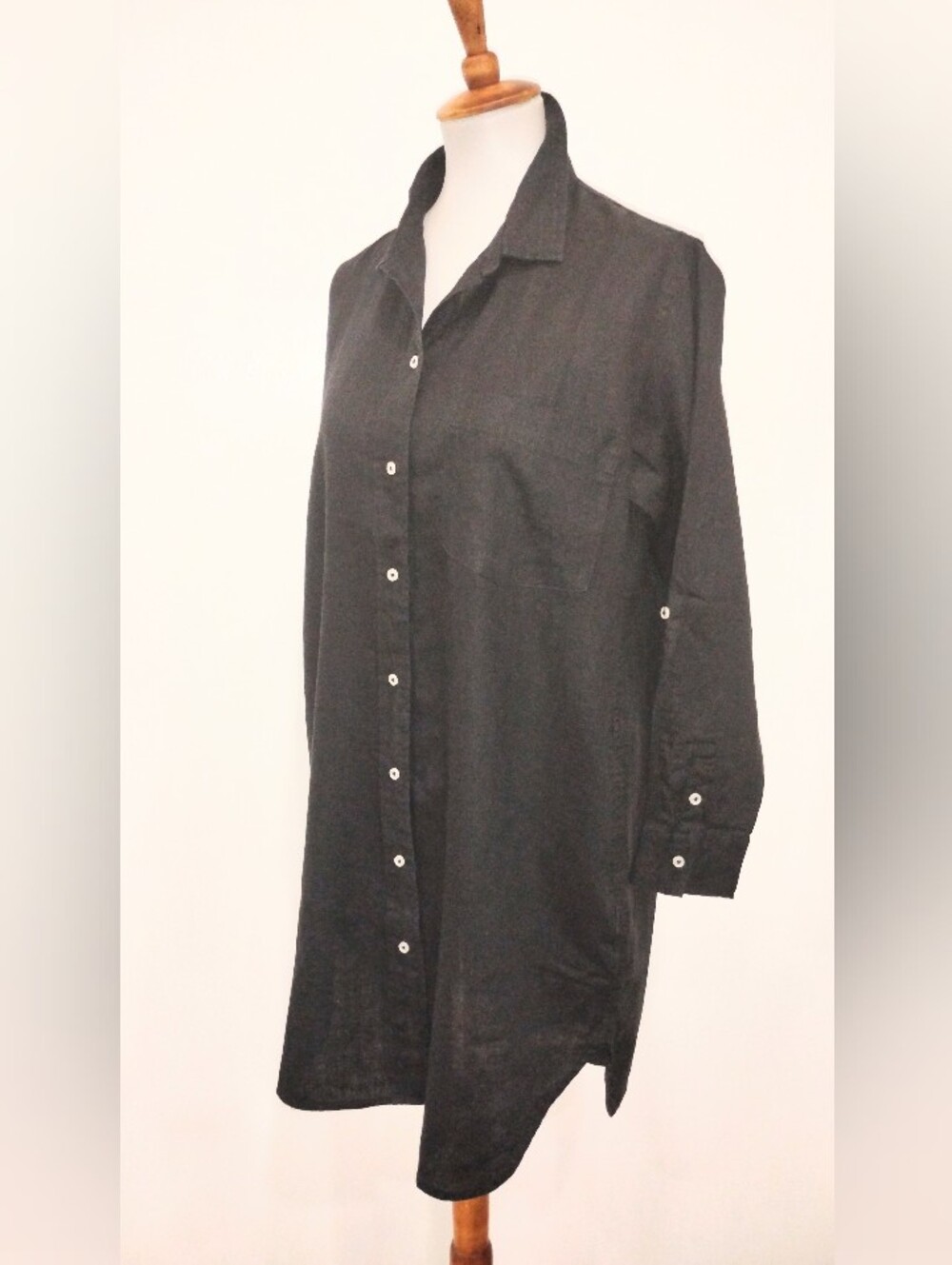 QUINCE LINEN SHIRT DRESS NWT
